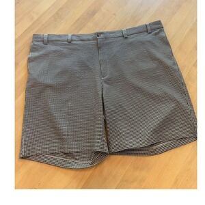 Oak Hill Houndstooth Golf Shorts Flat Front Pockets Casual Mens Size‎ 56